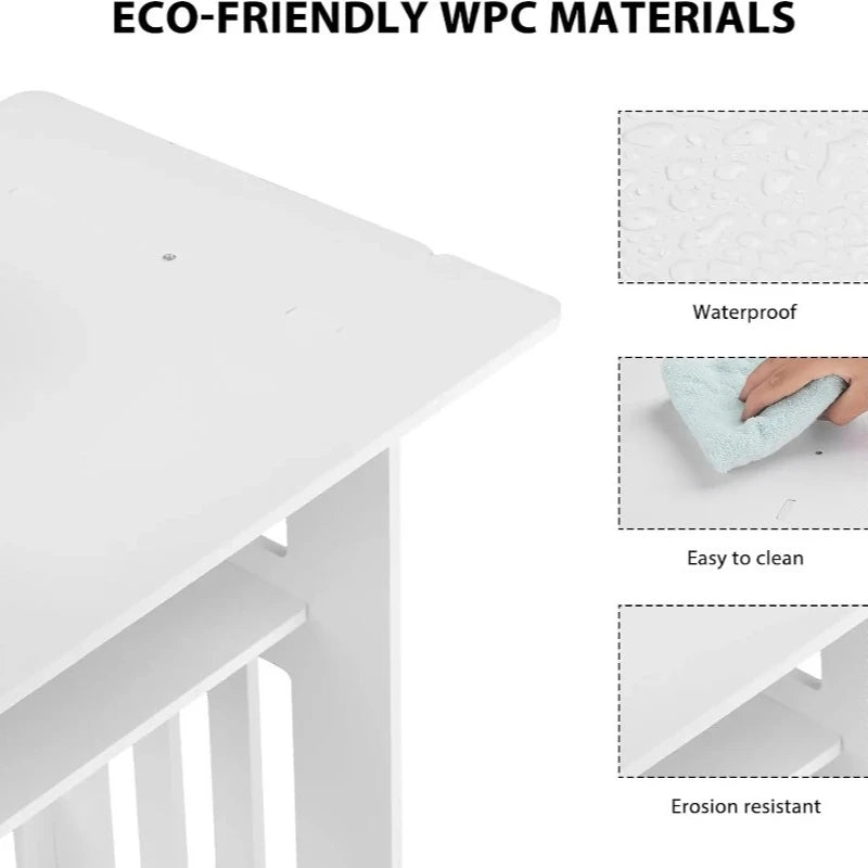Small Bedside Table Sofa Side Table Living Room Cabinet Side End Coffee Tea Table Nightstand Storage Shelf for Bedroom Bedside